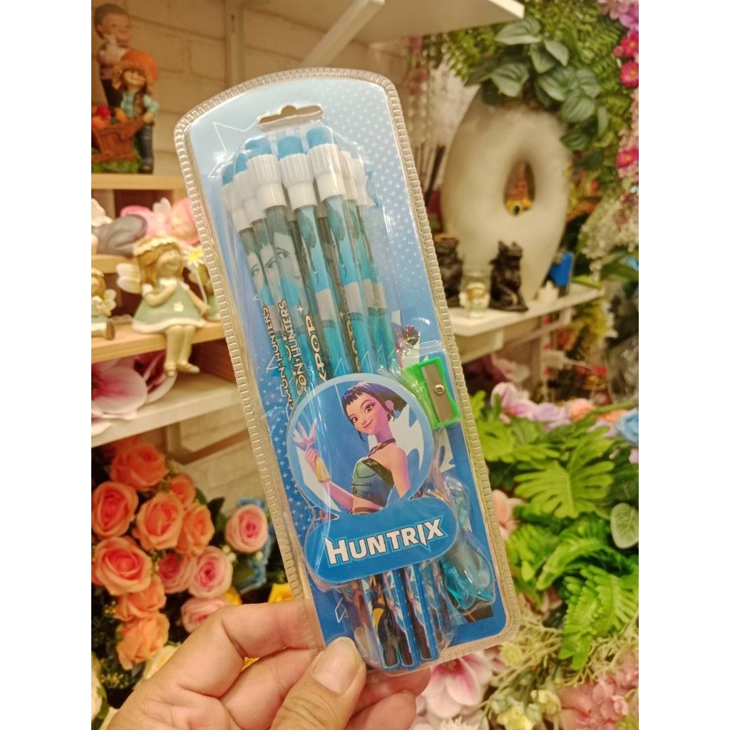 ดินสอไม้หัวยางลบลาย KPOP DEMON HUNTERS ความเข้ม 2B พร้อมกบเหลาดินสอ แพคละ 12 แท่ง มี 4 ลาย ราคาแพ็คละ 89 บาท - รูปที่ 3