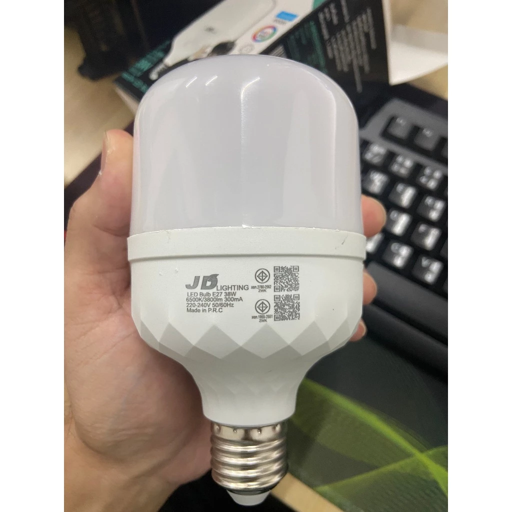 หลอดไฟ LED Bulb ขั้ว E27 ทรงกระบอก แสงขาว 38-138W thumbnail 10