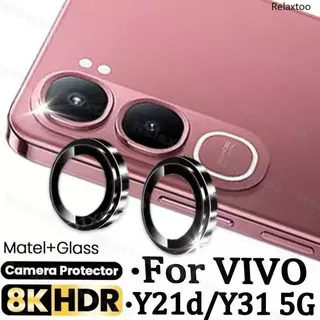 ฟิล์มครอบกล้อง ฟิล์มกระจกเลนส์กล้อง สำหรับ Vivo Y31 5G / Y21D ฟิล์มหลัง ป้องกันเลนส์กล้อง สีรุ้ง
