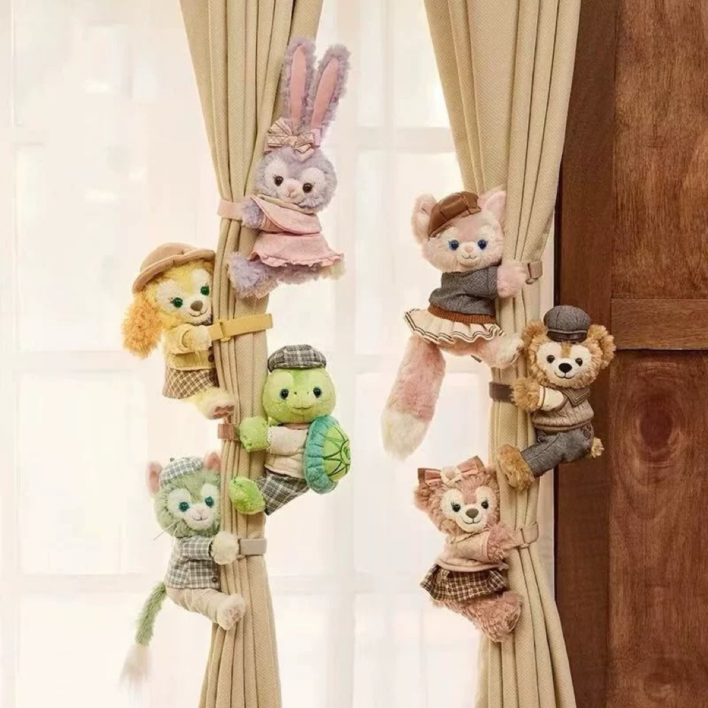 ♡พร้อมส่ง♡🎀ตุ๊กตารัดม่าน Duffy&friends Home Curtain Plush Decoration ลิขสิทธิ์แท้ Shanghai Disneyland