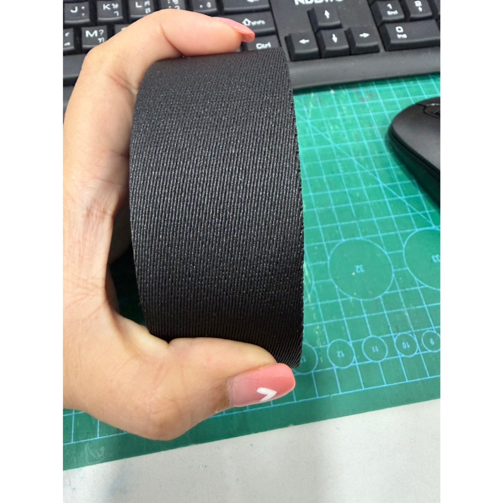 (1หลา) สายโพลี หนา ขนาด 1.2นิ้ว สำหรับทำสายกระเป๋า/รองเท้า ราคา ถูกที่สุด ดีลบีเคเค แกลเลอรีภาพที่ 3