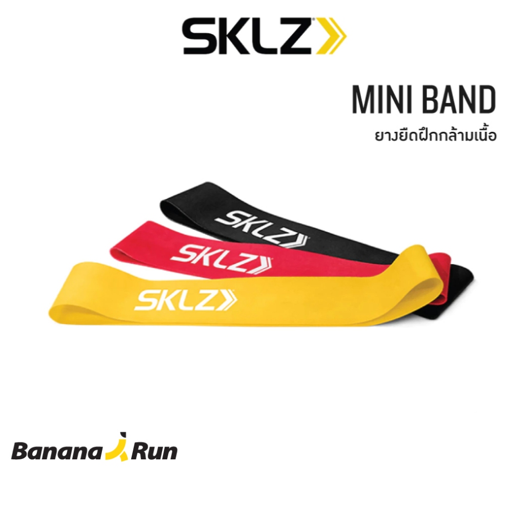 SKLZ Mini Bands ยางยืดออกกำลังกาย 3 ระดับ