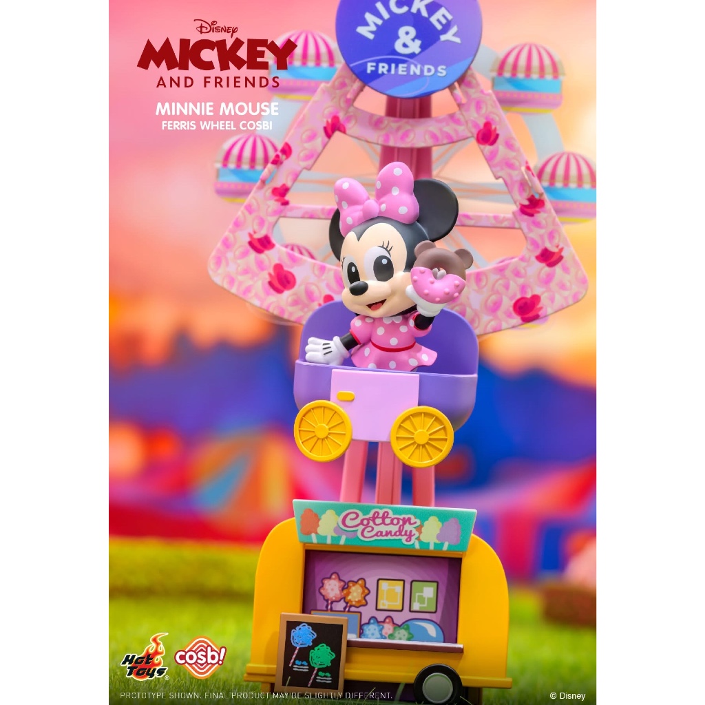 [พร้อมส่ง] Hot Toys Disney Mickey & Friends Ferris Wheel Cosbi series ลิขสิทธิ์แท้ 🏴‍☠️ CosBaby ของสะสม Mickey - รูปที่ 2