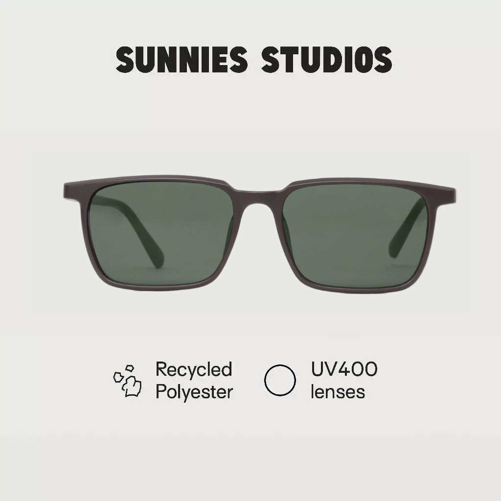 Sunnies Studios Chuck (แว่นกันแดดทรงเหลี่ยม สำหรับยูนิเซ็กส์)