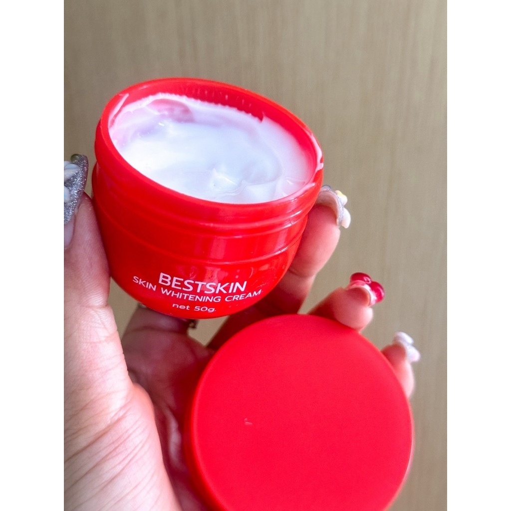 [พร้อมส่ง] bestskin*ครีมผีดิบ ขนาดทดลอง 100 กรัม