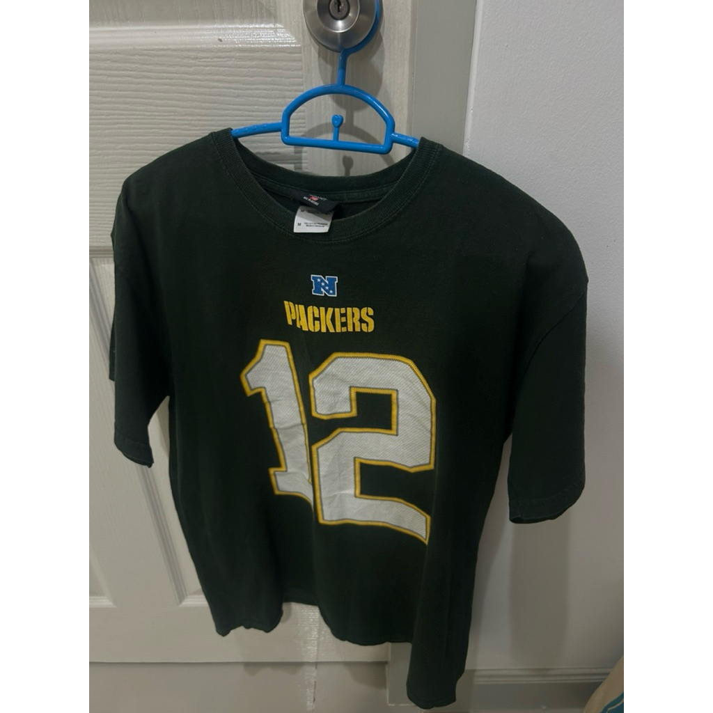 เสื้อยืด สีเขียว ลายPACKERSไซส์M