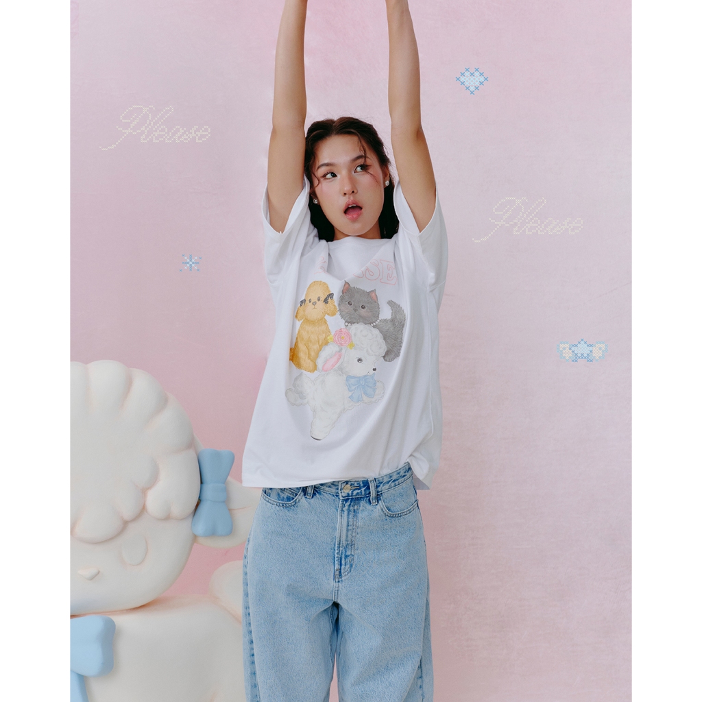 JELLYPLEASE (Sweet Moment) - Sweet Pals tshirt | oversized tshirt