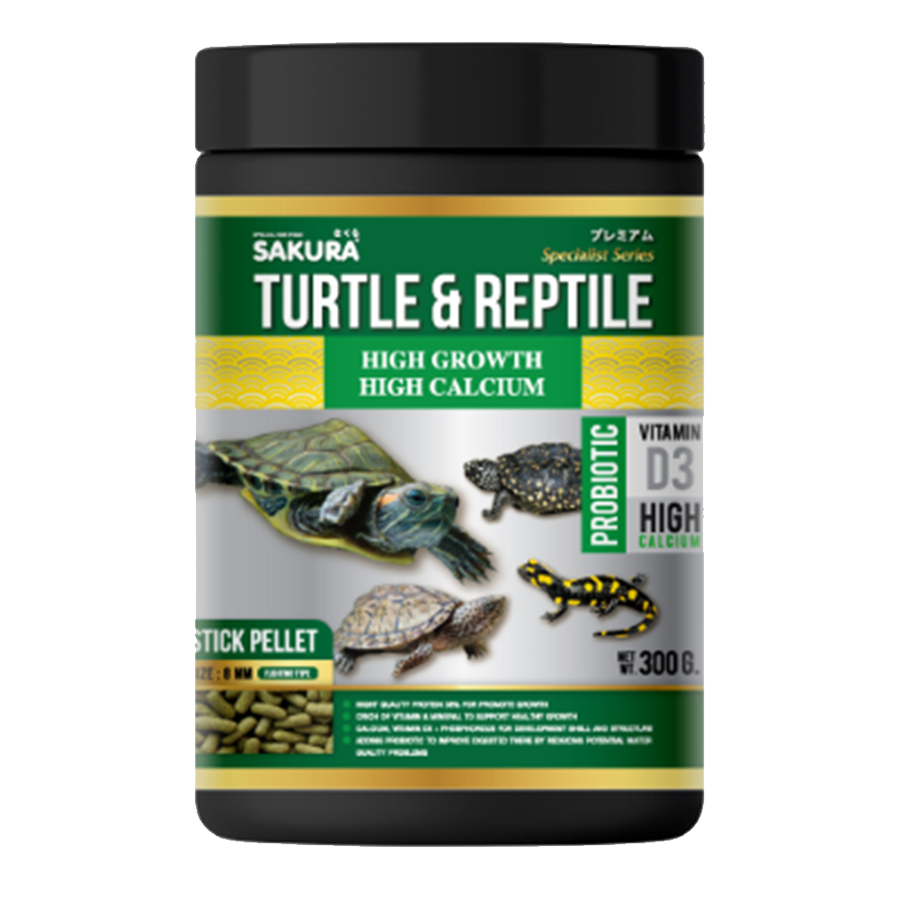 Sakura Special Turtle & Reptile อาหารเต่าสูตรเร่งโต เพิ่มกระดองใหญ่ สุขภาพดี - รูปที่ 5