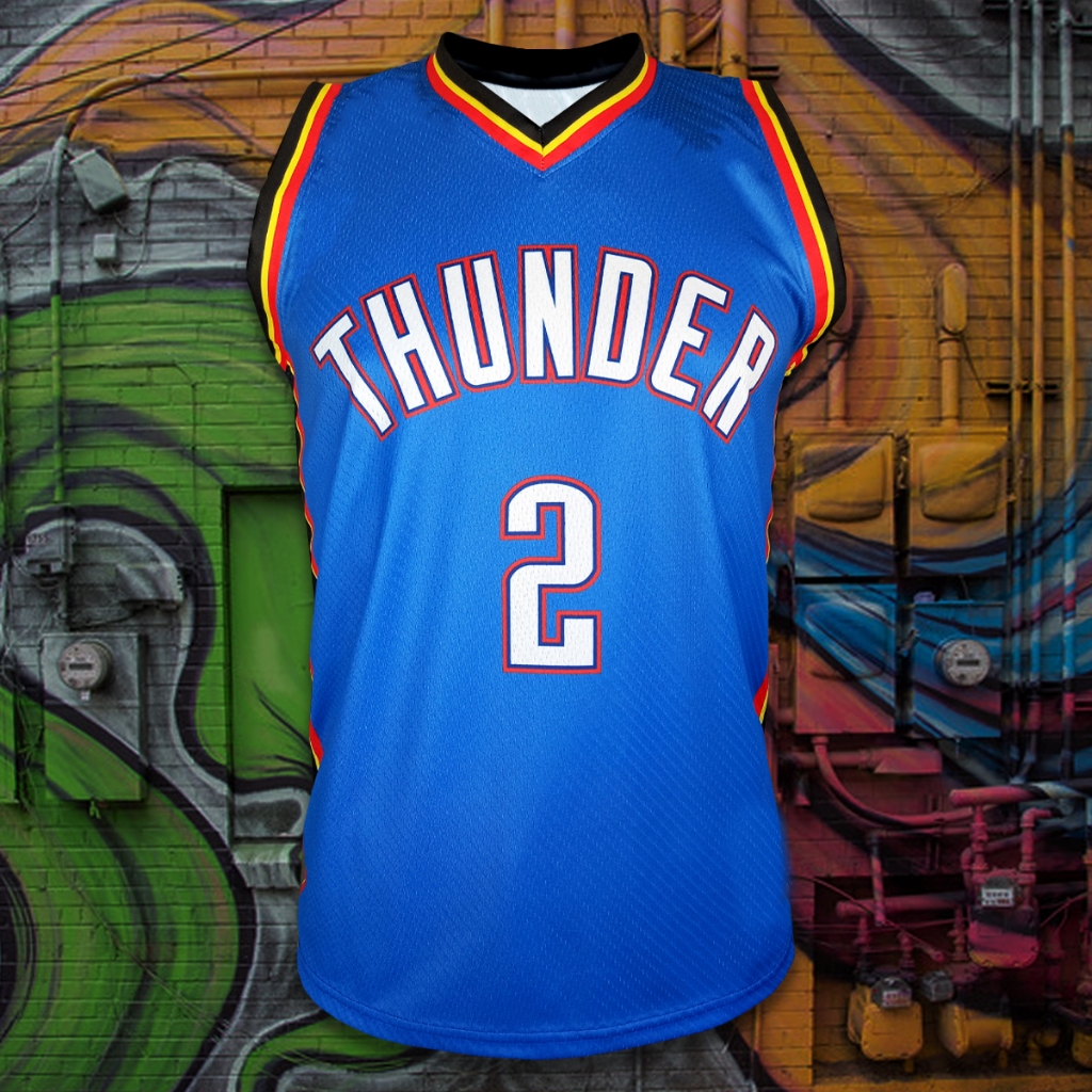 เสื้อบาสเกตบอล ทีม โอคลาโฮม่า ซิตี้ ทันเดอร์ รุ่น Icon/ Gilgeous Alexander#2 ไซส์ S-5XL #BK0231