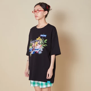 [Online Exclusive] PAUL FRANK เสื้อยืดใส่ได้ทั้งผู้ชายและผู้หญิง PF TUK TUK W FRIENDS TEE