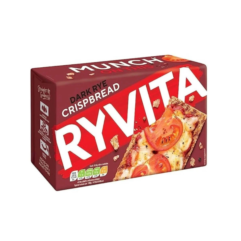 Ryvita Crispbread Dark Rye 250g
