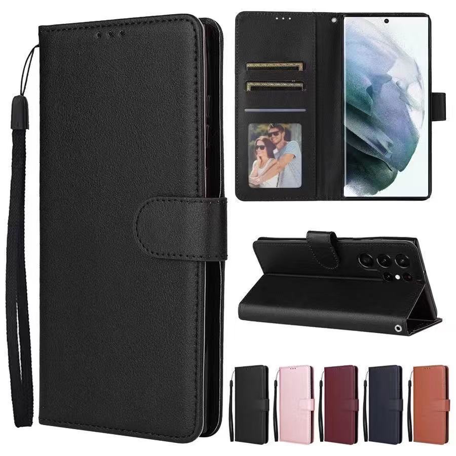 เคสฝาพับล็อก BOSS สำหรับ OPPO Realme C61 C63 C51 C53 C55 C35 C33 C21Y C25Y C17 C11 7i เคสกันกระแทกมีช่องใส่บัตร