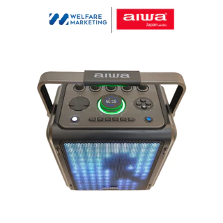 [ผ่อน 0%] AIWA AW-B880K Karaoke Bluetooth Speaker ลำโพงบลูทูธพกพาคาราโอเกะ