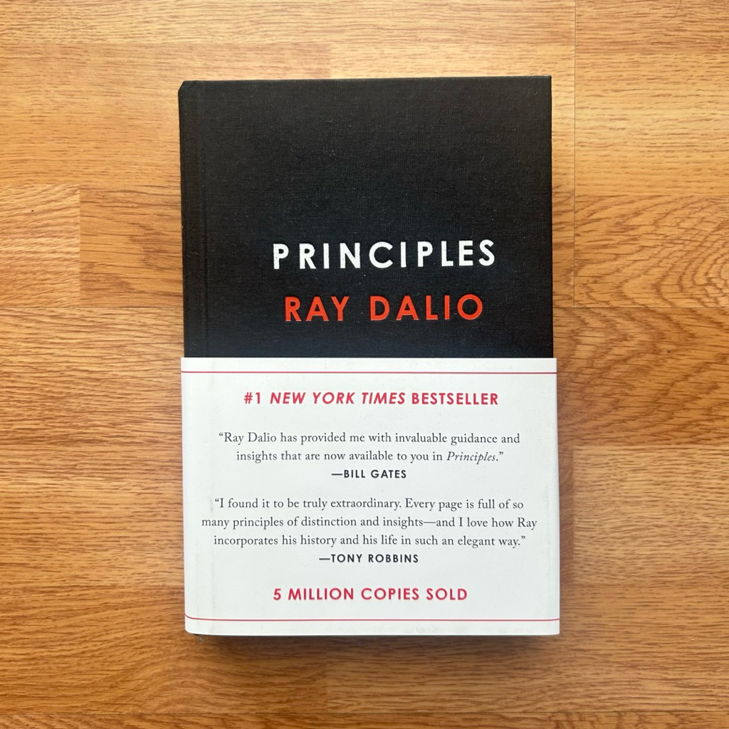 Hardcover Ray Dalio - Principles : Life and Work หนังสือ ปกแข็ง