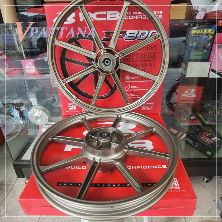 RCB ล้อแม็ก SP800 for Yamaha Spark115i/ Finn115/ Spark135 (4รู)   F1.4-17/ R1.6-17