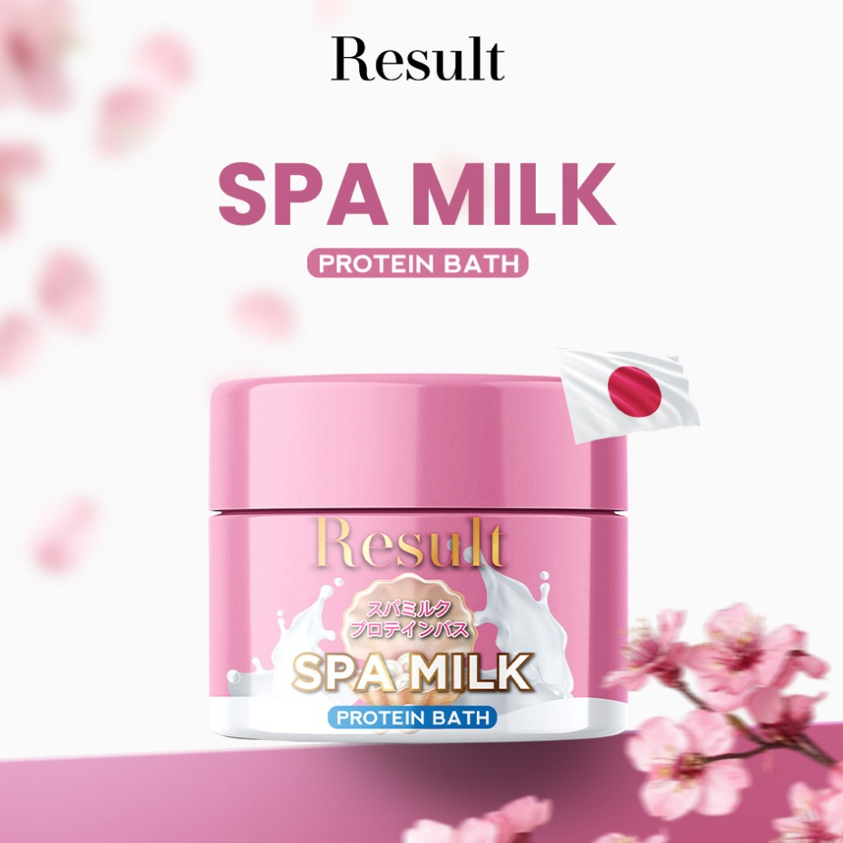 [ตะกร้าบริษัท] - สครับน้ำนม (สำหรับคนอยากผิวขาวโตว่อิน) RESULT SPA MILK PROTEIN BATH รีซัลท์ สปา มิลค์ โปรตีน บาธ