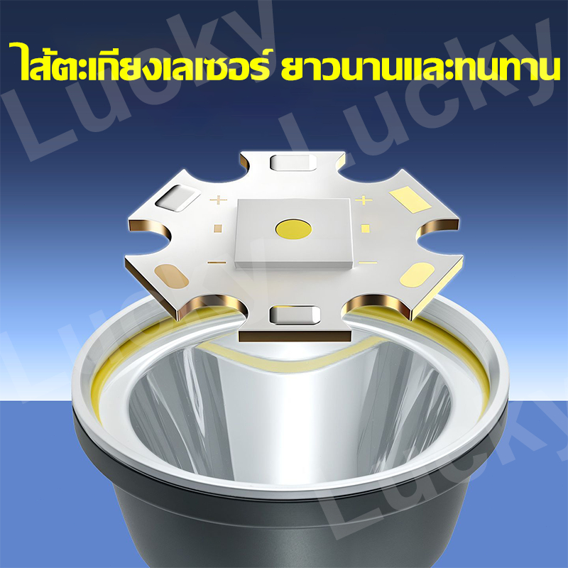 COD ไฟฉายคาดหัว M19 500W 10000mAh IPX68 ไฟฉายฉายคาดศีรษะ ไฟเครื่องบิน ไฟคาดหัว ไฟฉายเครื่องบิน ความสว่างสูง ไฟฉายฉายคาด - รูปที่ 3