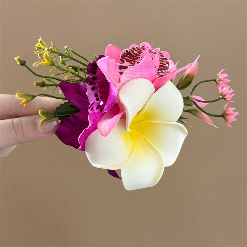 กิ๊บติดผม ลายดอกไม้ clip คุณภาพสูง แฟชั่นสำหรับผู้หญิง ใหม่S1416 - รูปที่ 3