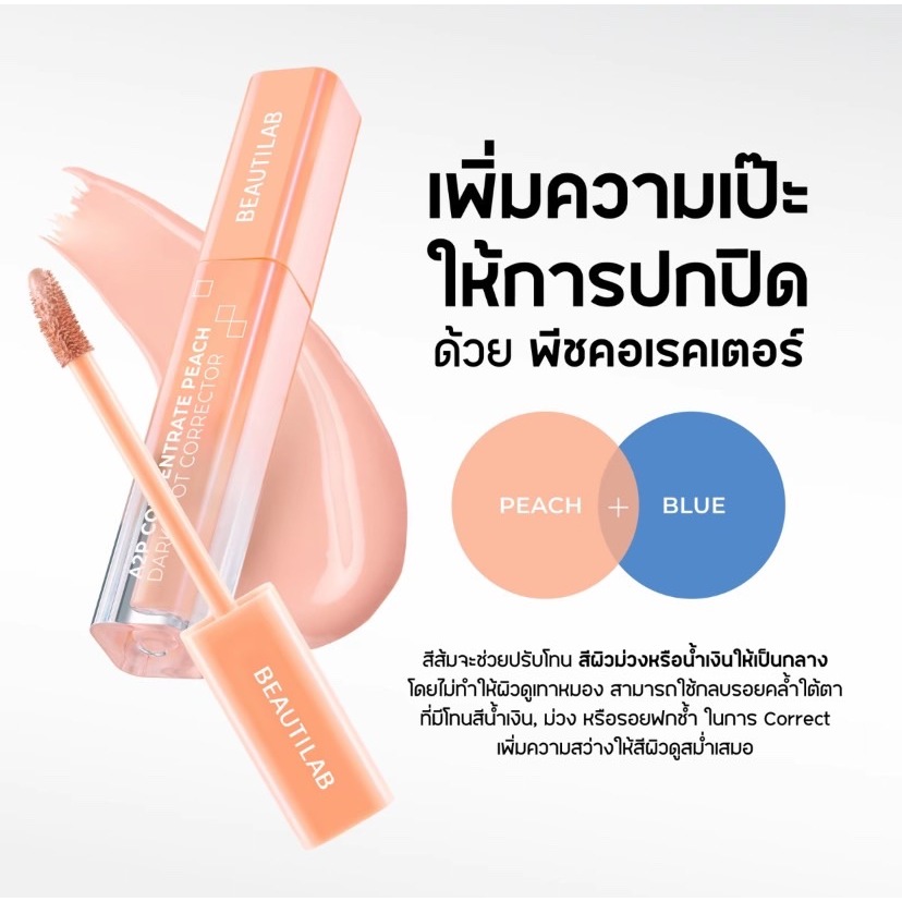 Beautilab A2P Retouch Brightening Peach Dark Spot Corrector คอเรคเตอร์สี่พีช ปกปิดใต้ ตาคล้ำ
