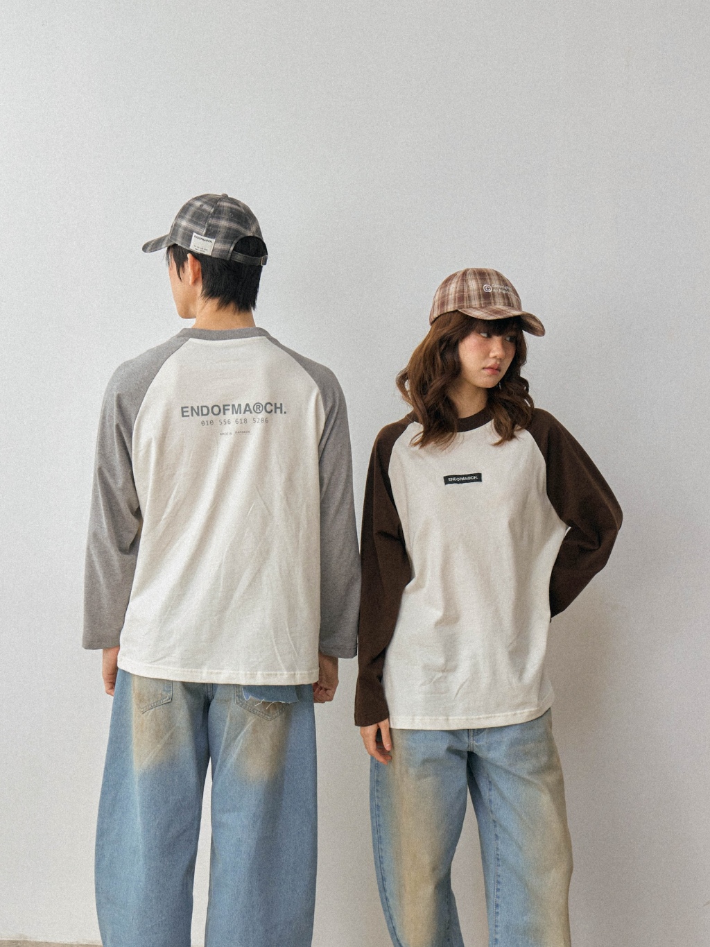 ENDOFMARCH | RAGLAN LONG SLEEVES TEE เสื้อยืดแขนยาว oversized