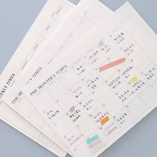 📝Planner แพลนเนอร์รายเดือน/สัปดาห์ | จัดส่งทันที 🚛