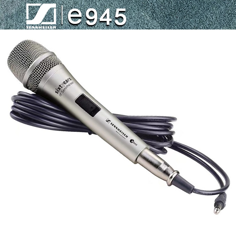 ไมค์สายอย่างดี,sennheiser/e845 S/e945แท้ 5เมตร สาย,ไมค์สาย,ไมค์ร้องเพลง,ไมค์คาราโอเกะ,ไมโครโฟน micro