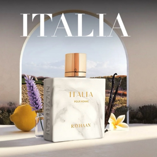 ITALIA BY RAYHAAN PERFUME แท้100%100 ML (สินค้าใหม่หมดอายุปี2030)