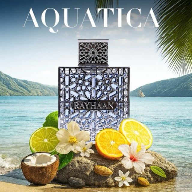 AQUATICA BY RAYHAAN PERFUME แท้100%100ML(สินค้าใหม่หมดอายุปี2030)