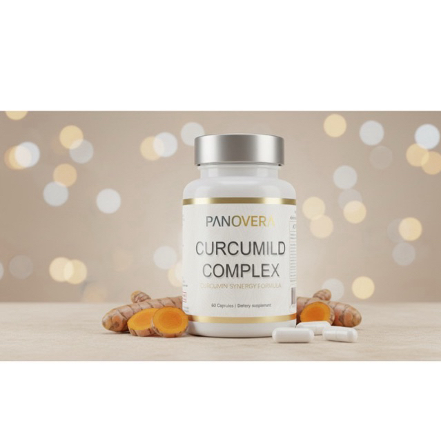 PANOVERA™ CURCUMILD COMPLEX ອາຫານເສີມຊ່ວຍສົ່ງເສີມສົມດຸນການອັກເສບ (ຂີ້ມິ້ນชັນ + ພິກໄທດຳ)
