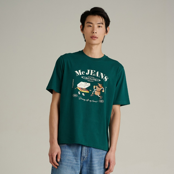 Mc JEANS تيشيرت رجالي Regular Fit