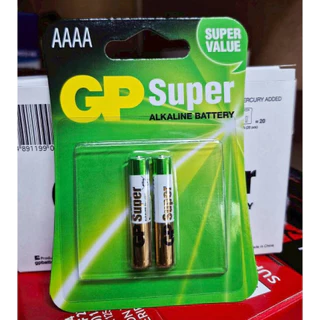 GP Super ALKALINE BATTERY รุ่น 25A-2U2 AAAA 1.5V LR8D425 ถ่าน 1แพ็ค 2ก้อน แท้ประกันศูนย์