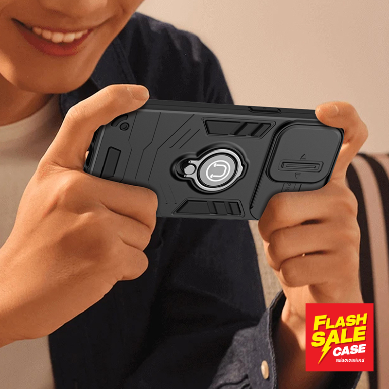 เคสผู้ชาย เคสกันกระแทก เคสมีแหวน เคสตั้งได้  Samsung A37(5G) RealmeC85(5G) OPPO A6X A6