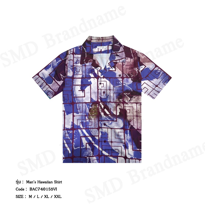 Guy Laroche เสื้อเชิ้ตแขนสั้นผู้ชาย รุ่น Man's Hawaiian Shirt Code: BAC7401S5VI