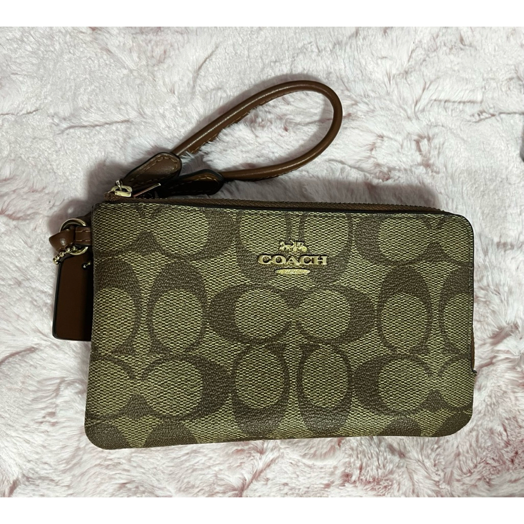 กระเป๋าสตางค์ coach 2 zip S มือ2