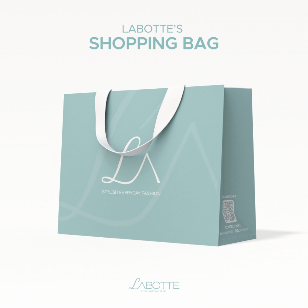 ถุงกระดาษ - Labotte.bkk ถุงกระดาษหูหิ้ว ถุงของขวัญ (01B001)