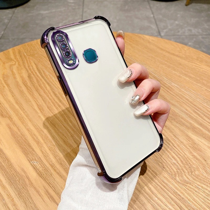 เคสกากเพชร สำหรับ VIVO Y11 Y12 Y15 Y17 ไล่โทนสีสวย กันกล้อง หรูหรา กากเพชร 2in1 ฟรุ้งฟริ้งง กันกระแทก เคสนิ่ม  EE - รูปที่ 7