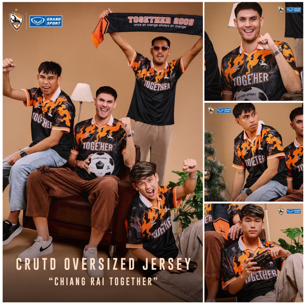GRAND SPORT เสื้อ Oversized เชียงราย ยูไนเต็ด รหัส : 086008