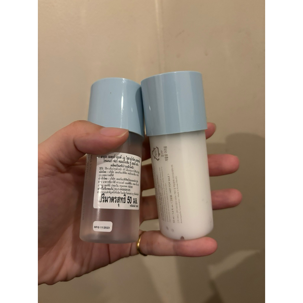 Laneige Water Bank Blue Hyaluronic Emulsion 50ml/Toner 50ml ฉลากไทย/พร้อมส่ง