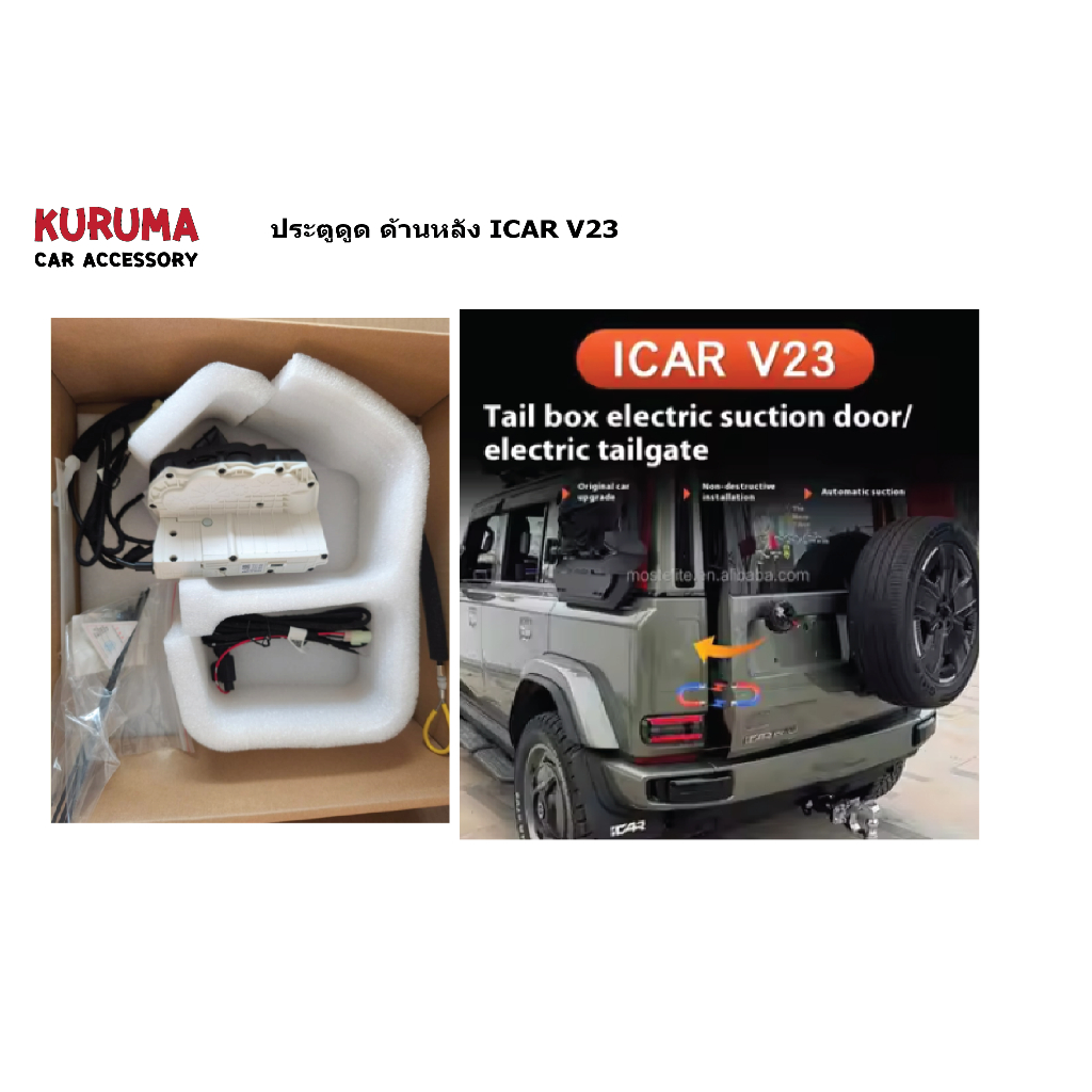 ประตูดูดด้านหลัง ICAR v23