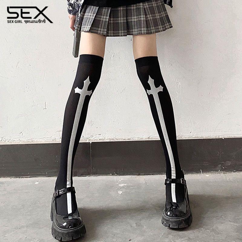 SexyGirl✨✨ถุงน่องฮาโลวีน ถุงน่องคอสเพลย์ lolita  ยืดหยุ่นดี ราคาถูก.