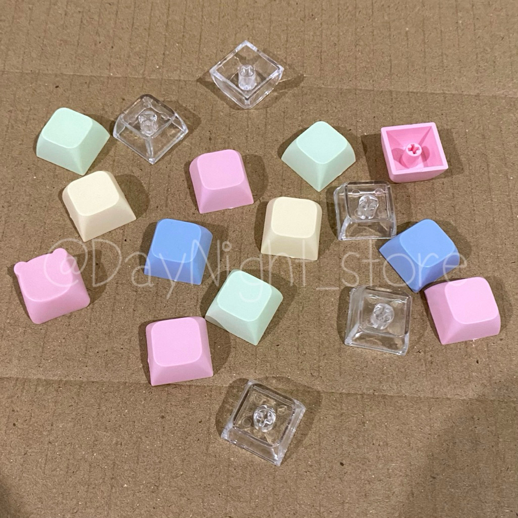 [อ่านก่อน] ปุ่ม คีย์แคป Keycap สีพาสเทล สีใส XDA