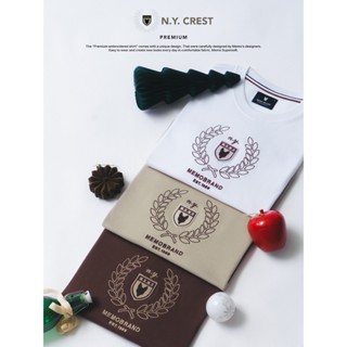 MeMo™ | NEW | N.Y. Crest งานปักฝีเข็มไข่ปลา ผ้า Supersoft แข…