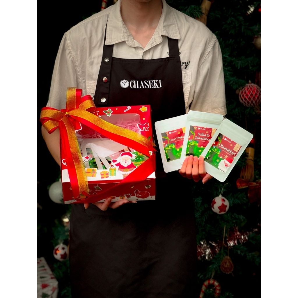 Christmas & New Year Matcha Set ซื้อ 3 ฟรี 1 มัทฉะเกรดพิธีการตัวพิเศษจาก Chaseki Teahouse