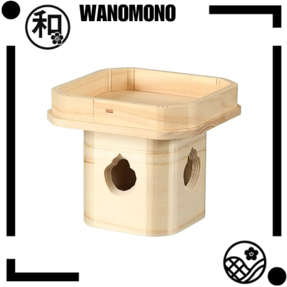 【Japan Quality】Namukumachan Kobo Sanpo (Sanpo) 6 inches (18.5cm wide x 14.5cm high) Three-sided Hino