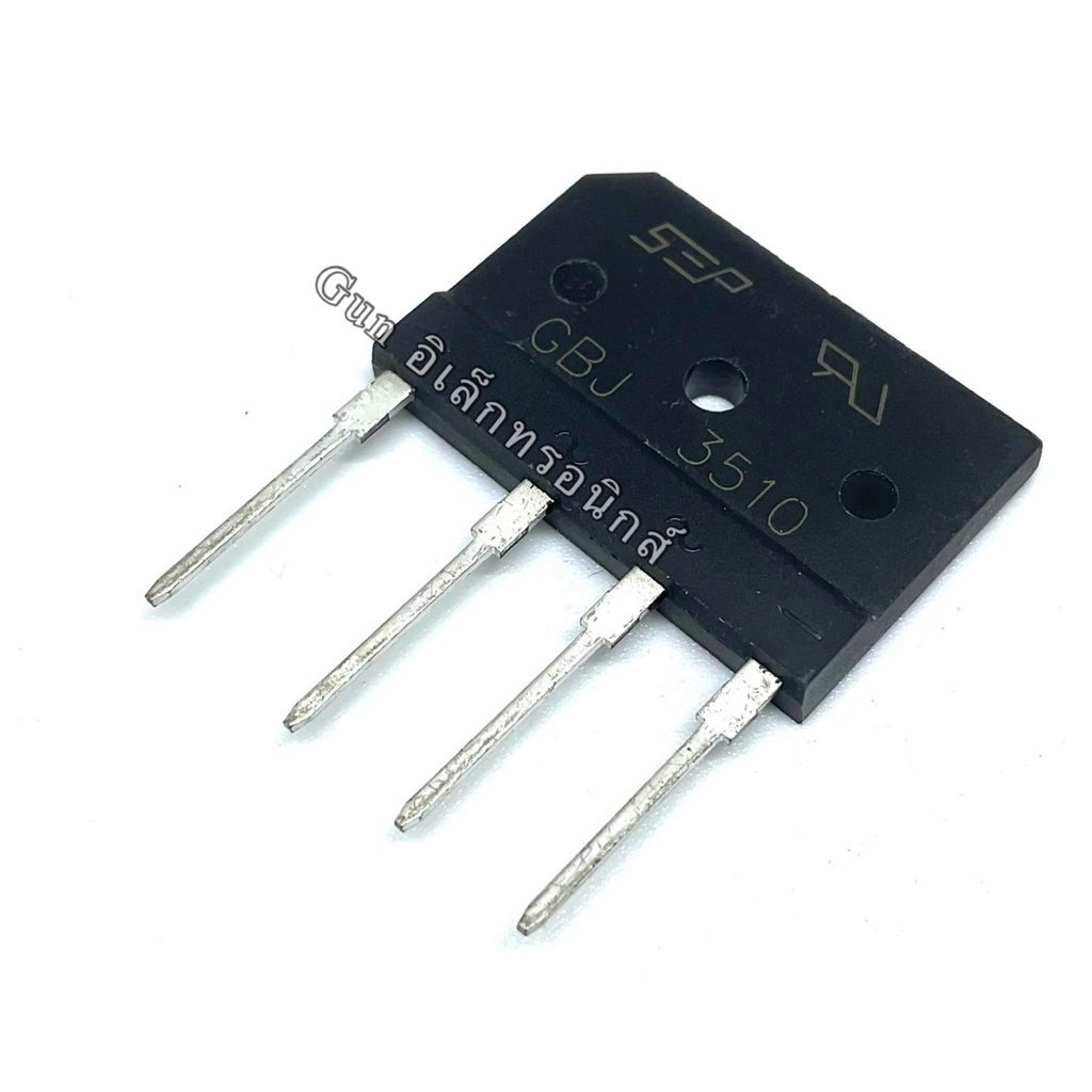 GBJ2510 GBJ3510 GBJ5010 GBJ Bridge Rectifier ไดโอดบริดจ์ diode วงจรแรงกระแสแปลงไฟAC เป็น DC