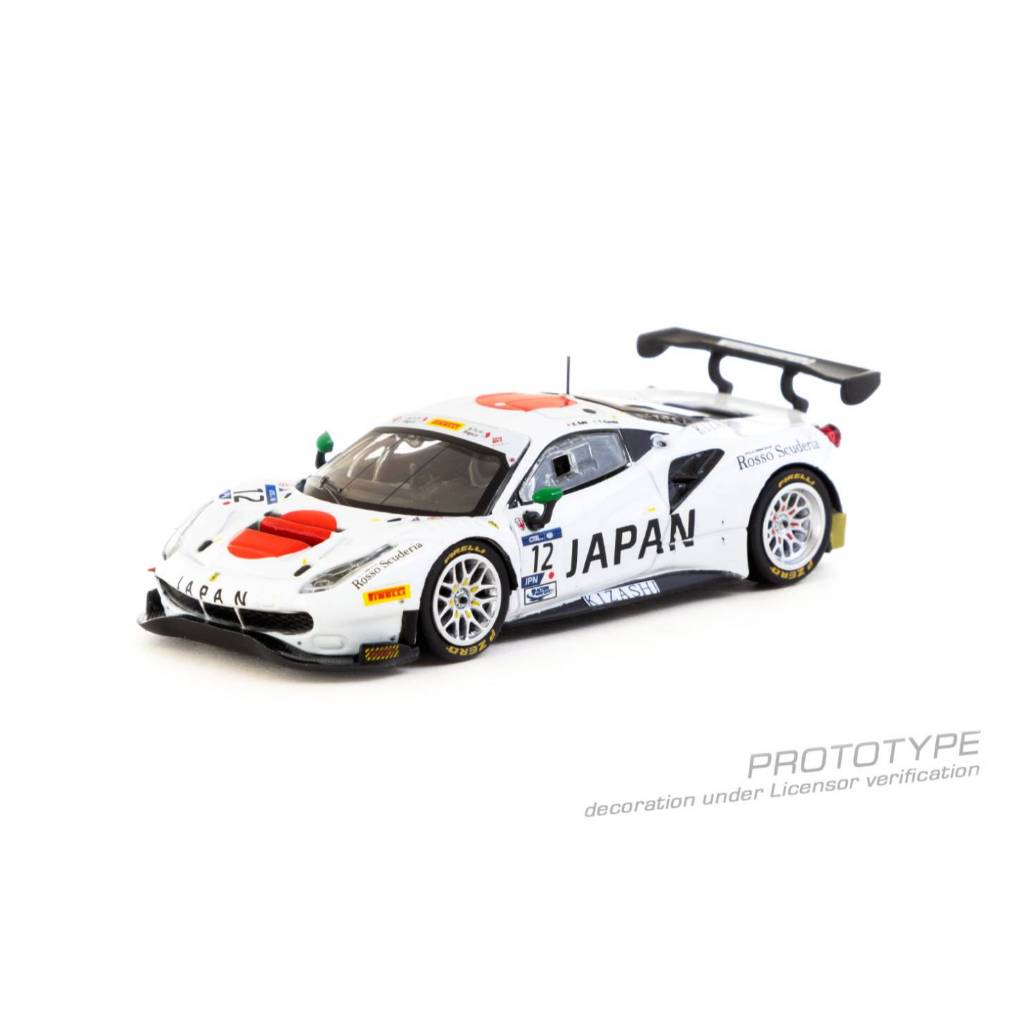 Ferrari 488 GT3 FIA GT Nations Cup 2018 T. Kondo / K. Seto 1:64 (Tarmac Works)