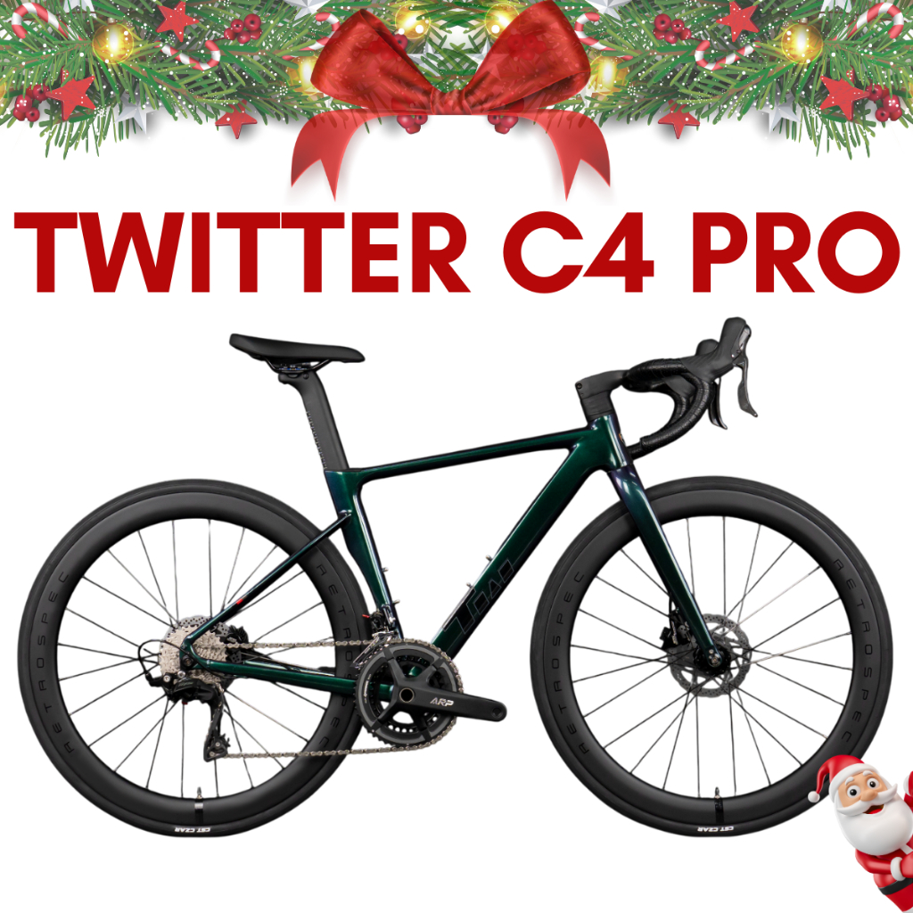 จักรยานเสือหมอบ TWITTER รุ่น C4 Pro 24sp. NEW 2026 (ล้อคาร์บอน)ชุดเกียร์105