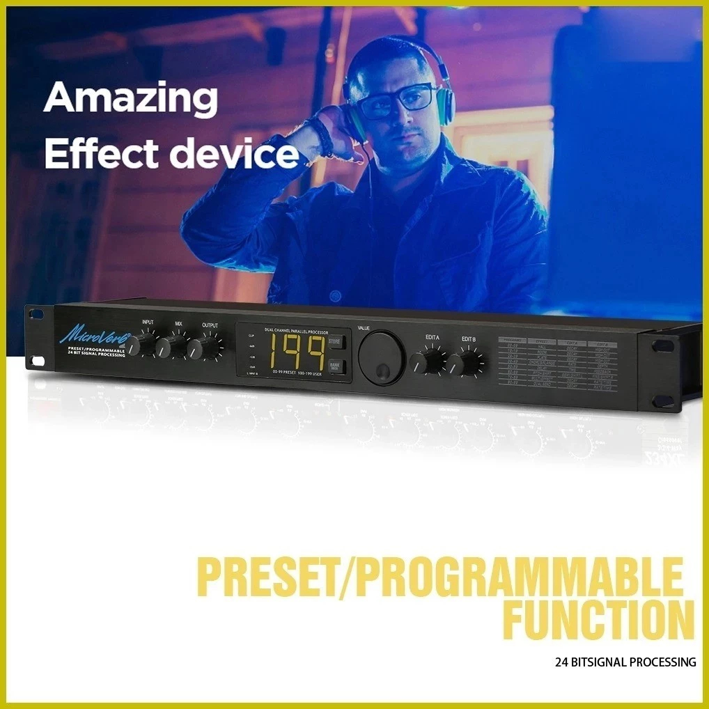 Alesis ไต้หวัน Microverb 4 เอฟเฟกต์เสียงร้อง Alesis Microverb 4 เอฟเฟกต์แกนนํา ไต้หวัน หูเหล็ก Microverb4 ราคา ถูกที่สุด ดีลบีเคเค แกลเลอรีภาพที่ 7