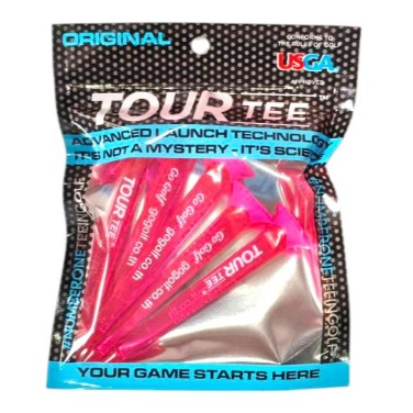 Tour Tee Large Pink Neon