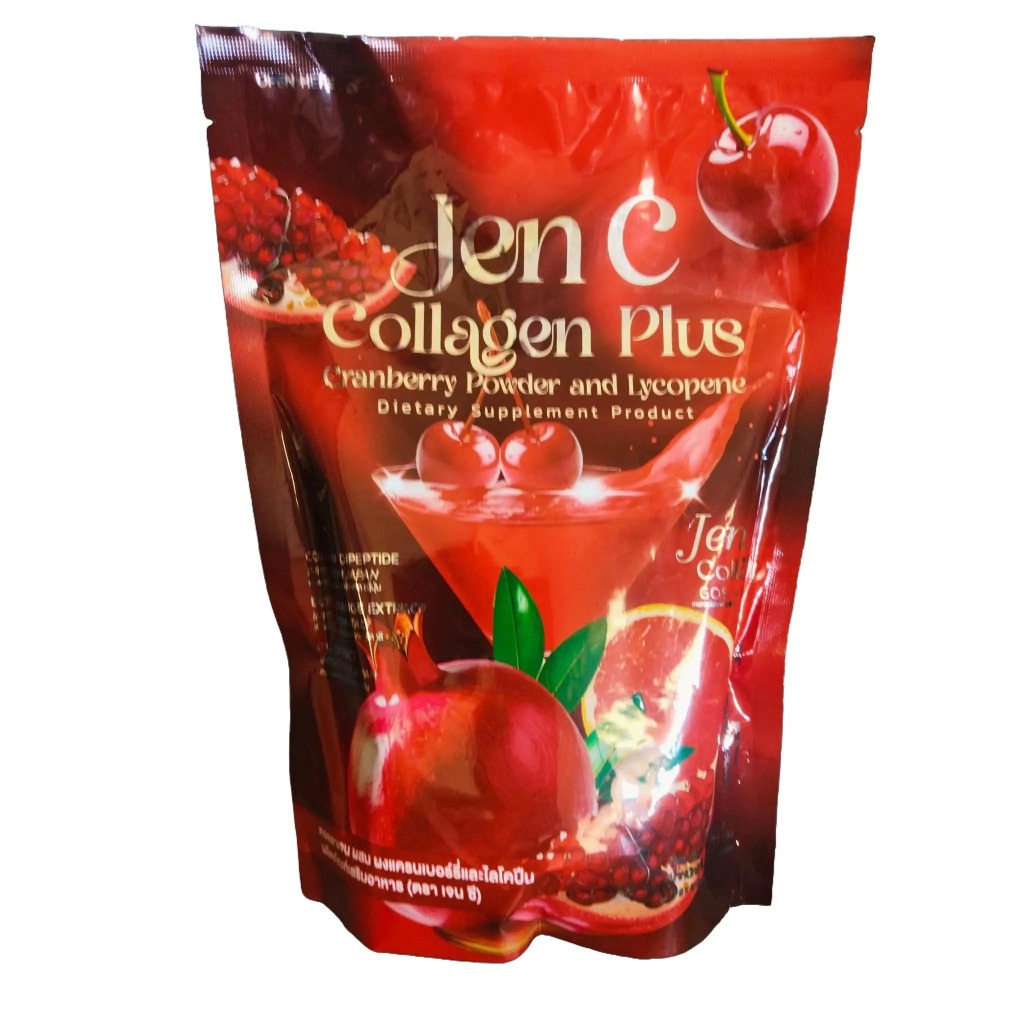 Jen C Collagen  plus คอลลาเจนเจนนี่ 1 ห่อ 20 ซอง ผลิตภัณฑ์เพื่อสุขภาพผิว